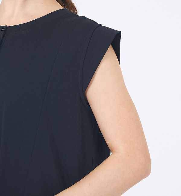 abahouse mavie「【接触冷感！速乾！】ヘンリーネック2WAYワンピース【予約】」|ワンピース|