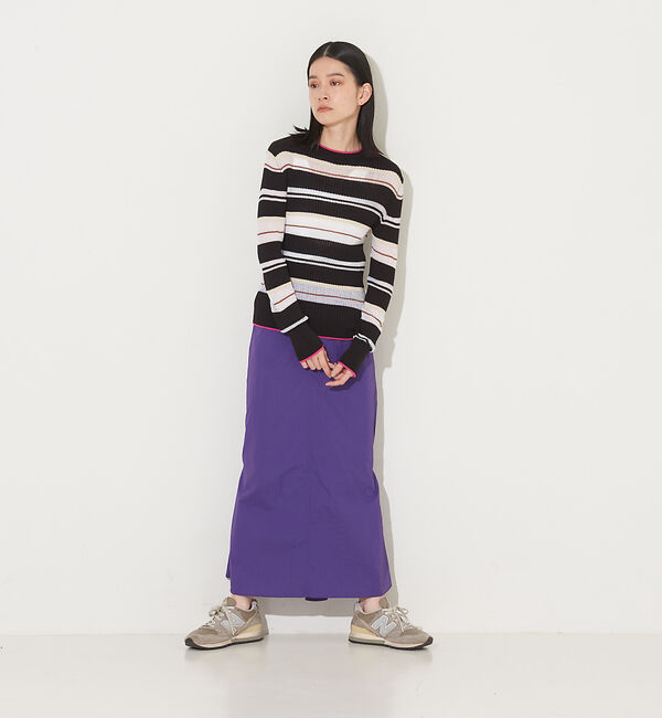 NOMINE「シアーボーダーニット」|ニット・セーター|