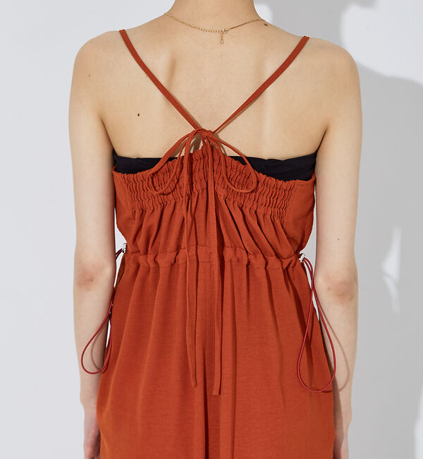 NOMINE「リネンライクオールインワンサロペット」|オールインワン|