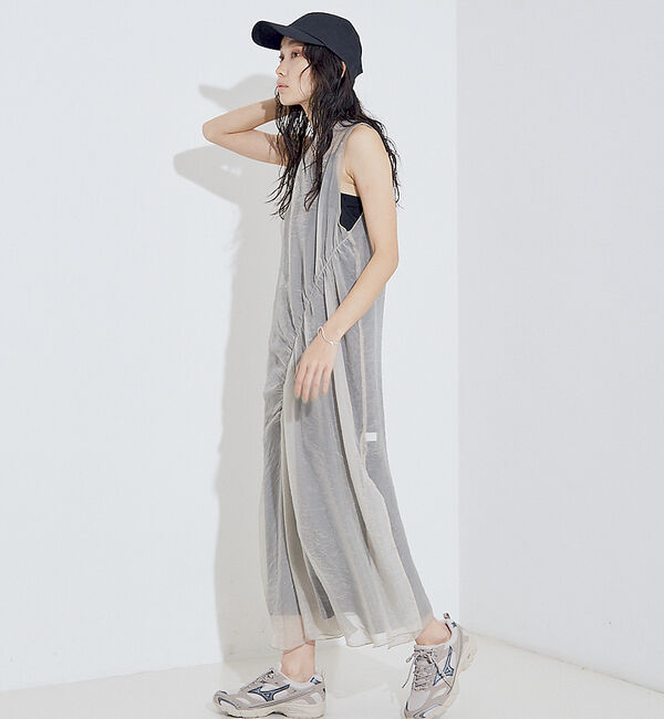 NOMINE「マルチWAY シアーシャーリング ワンピース(キャミワンピセット）」|ワンピース|