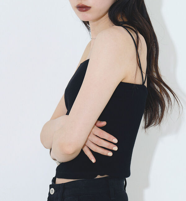 NOMINE「2WAY カップイン テレコ キャミソール」|キャミソール|