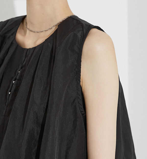 NOMINE「タック バルーン タンクトップ ブラウス」|シャツ・ブラウス|