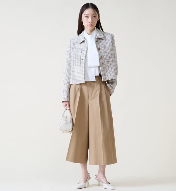 TIARA「ボウタイハイネックボタンブラウス」|シャツ・ブラウス|