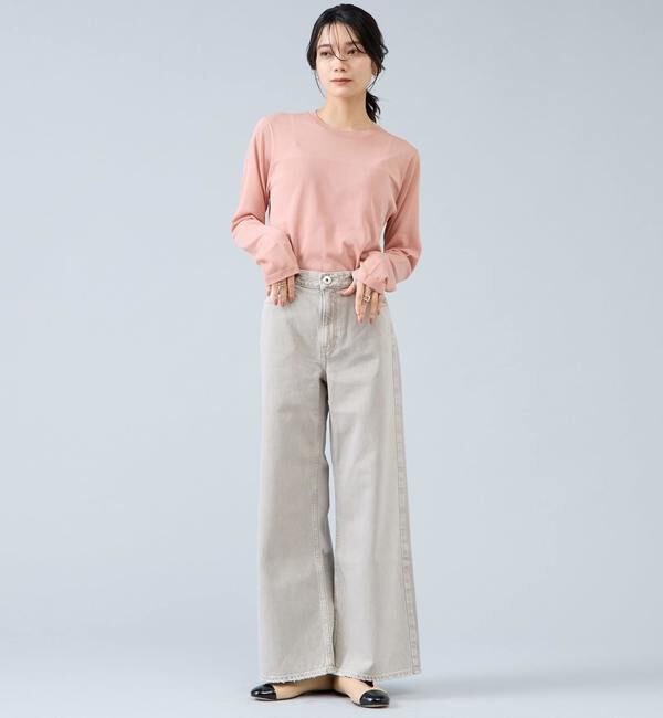 Liesse「ロングスリーブシアーニット」|ニット・セーター|