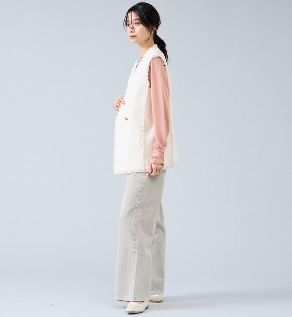 Liesse「ロングスリーブシアーニット」|ニット・セーター|