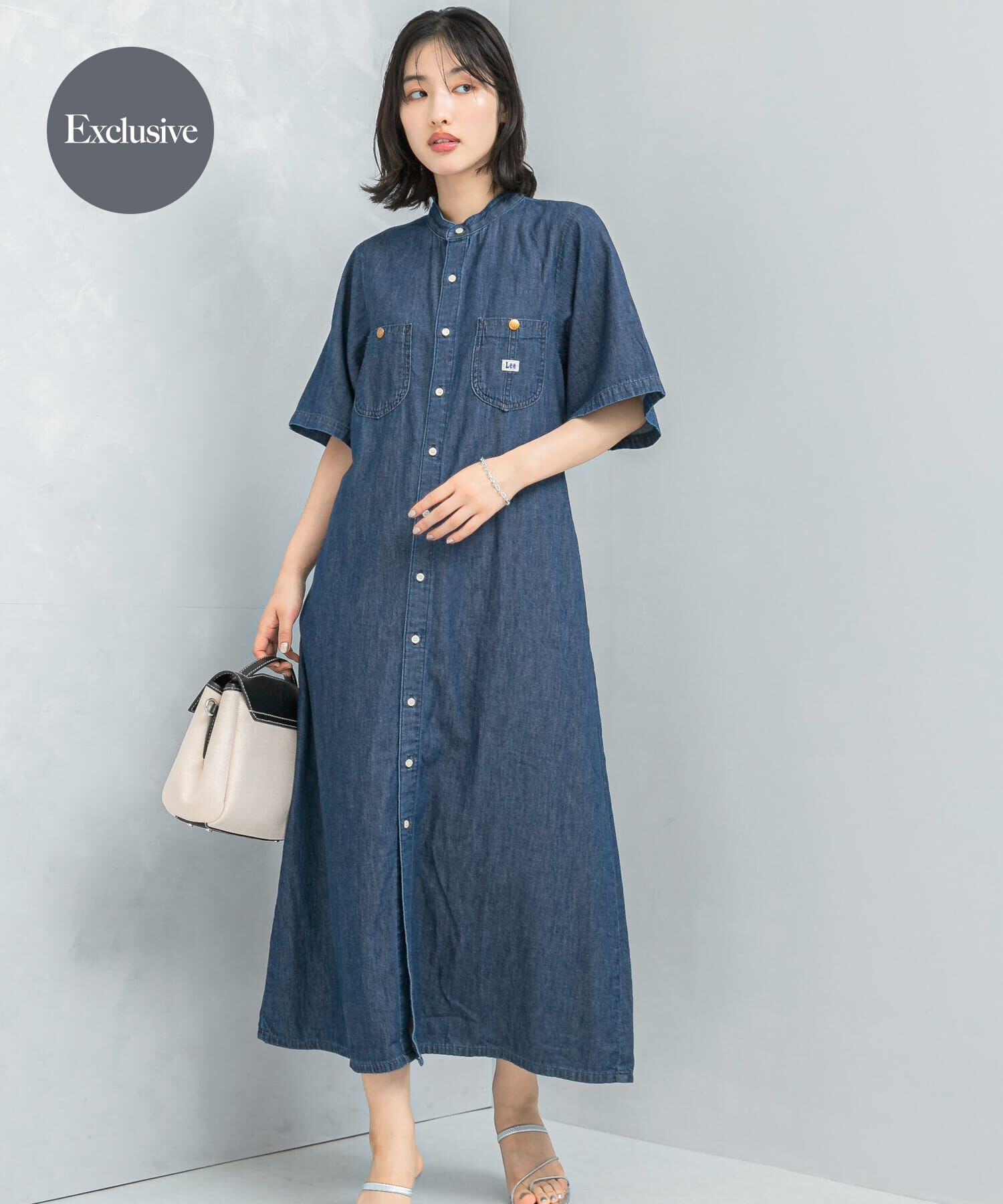 URBAN RESEARCH ROSSO「『別注』Lee&times;ROSSO　WORK ONE-PIECE」|ワンピース|ライトインディゴブル