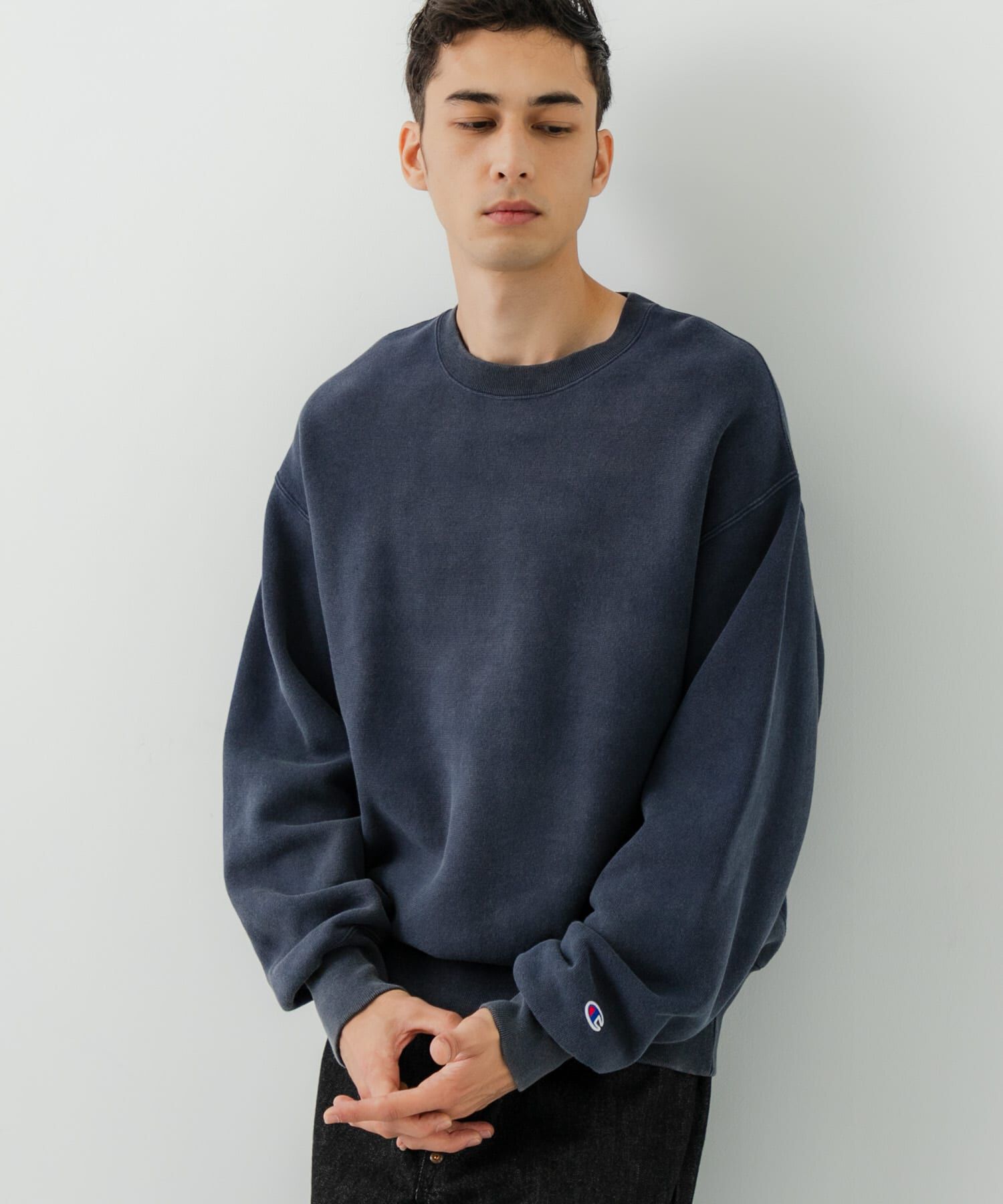 URBAN RESEARCH「『別注』CHAMPION&times;URBAN RESEARCH　SNOW POWDER WASH CREW-NECK」|スウェット・ジャージ|