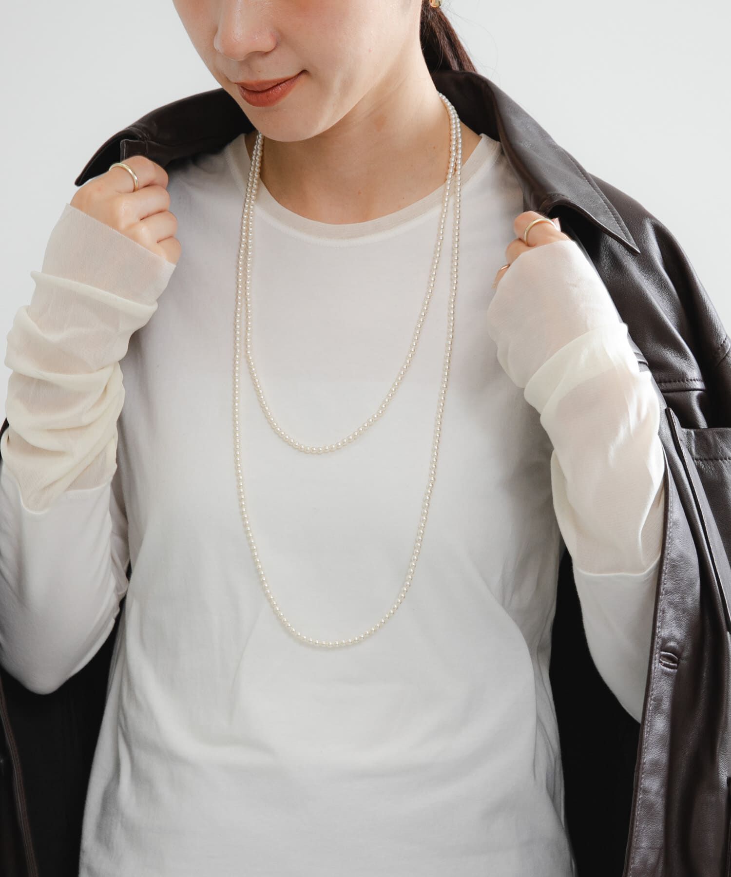 URBAN RESEARCH「チュール切り替えカットソー」|Tシャツ・カットソー|