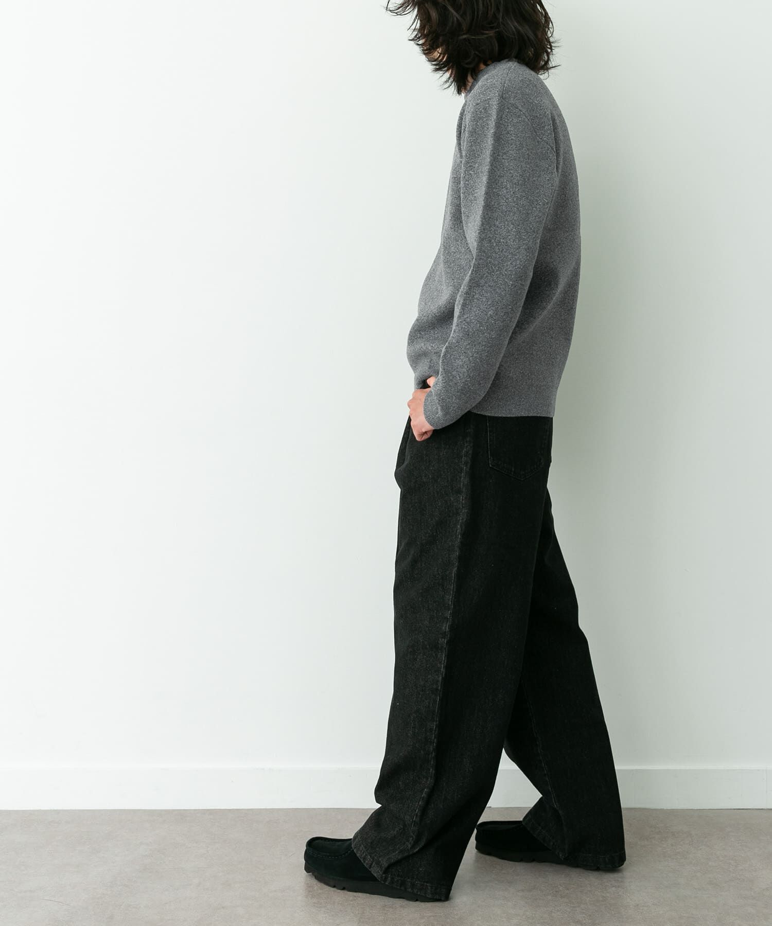 Sonny Label 「抗ピルウォッシャブルクルーネックニット」|ニット・セーター|