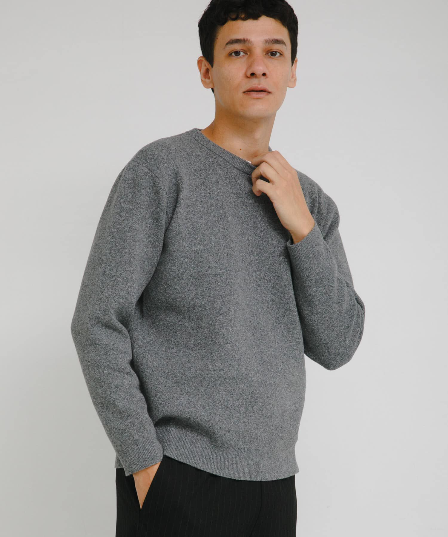 Sonny Label 「抗ピルウォッシャブルクルーネックニット」|ニット・セーター|