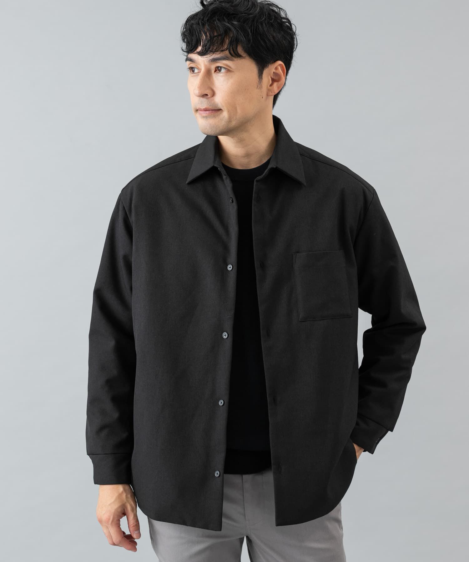 URBAN RESEARCH ROSSO「『XLサイズあり』ヒートパテッドシャツジャケット」|ダウン|