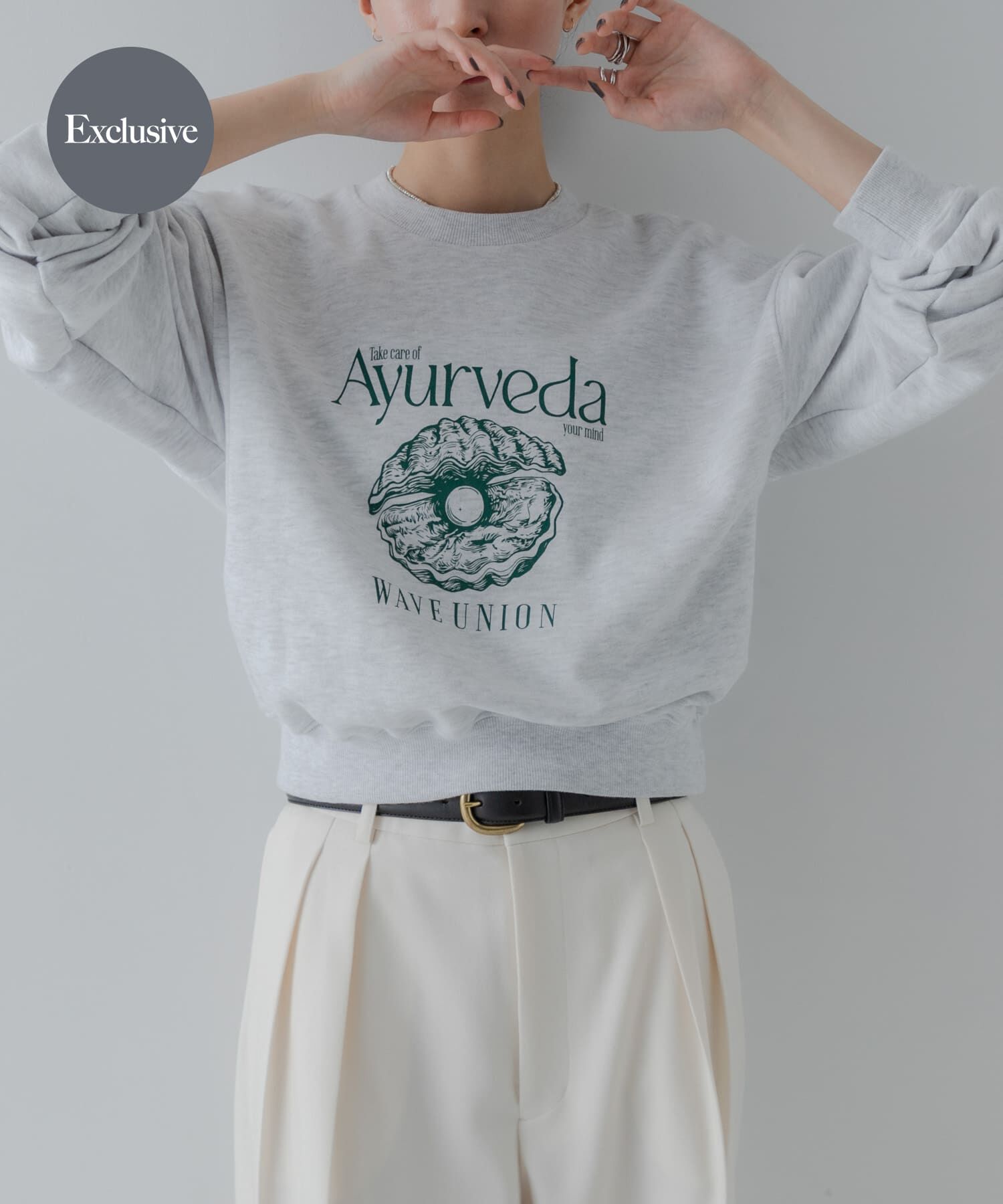 URBAN RESEARCH「『別注』WAVEUNION&times;URBAN RESEARCH　SWEAT SHIRTS」|スウェット・ジャージ|グレー