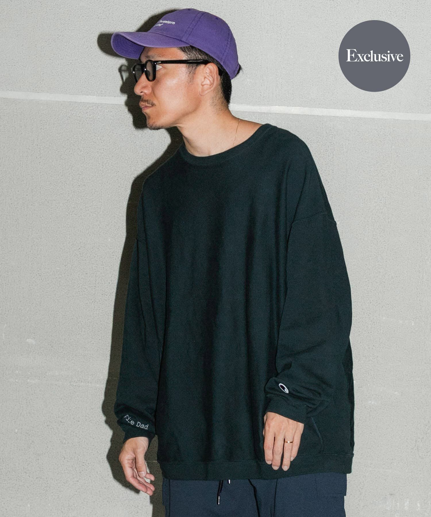 URBAN RESEARCH「『別注』Champion&times;Wide Dad　RW DAD SWEAT CREW-NECK」|スウェット・ジャージ|ネイビー