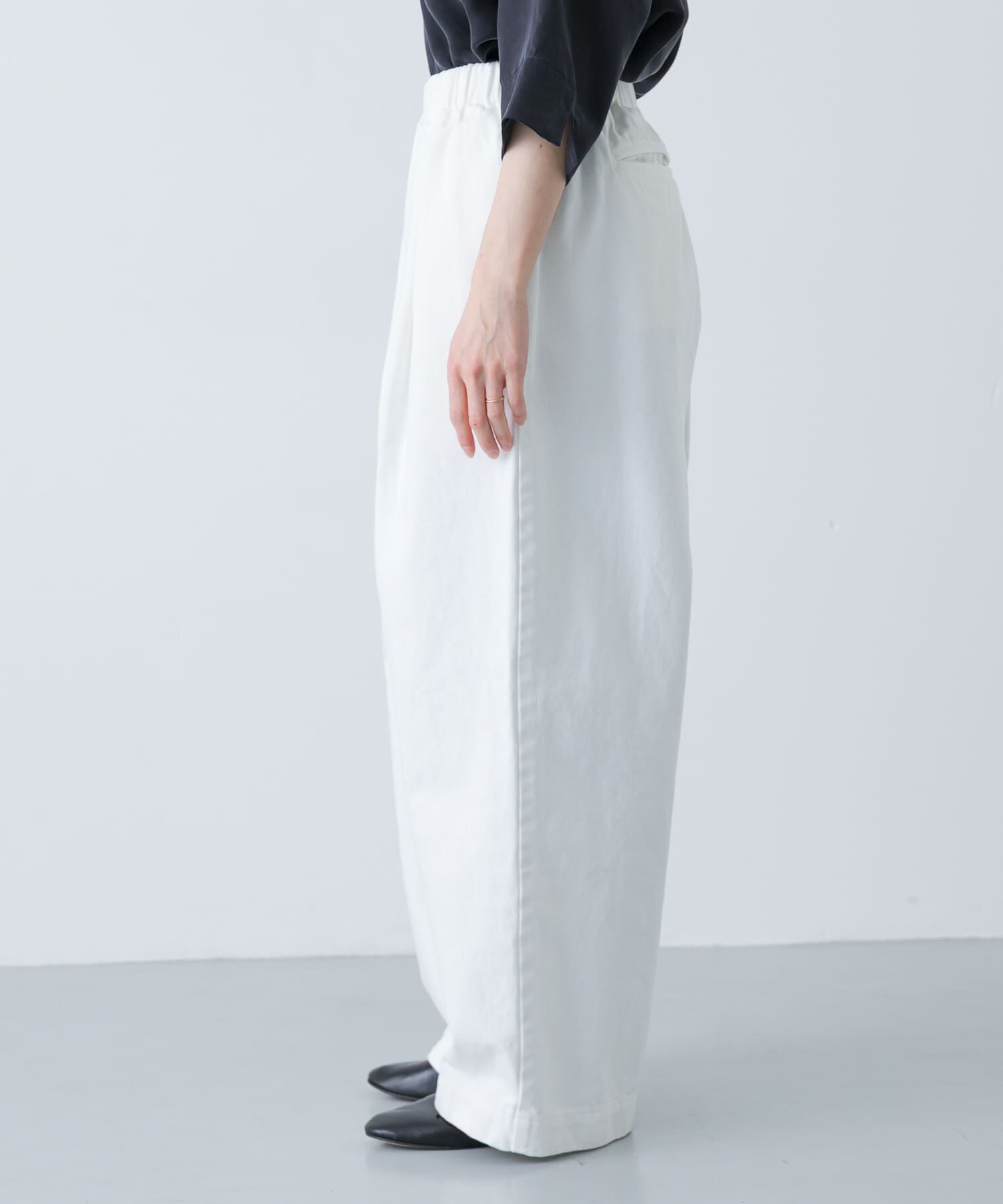 かぐれ「ホワイトデニムワイドパンツ」|その他|