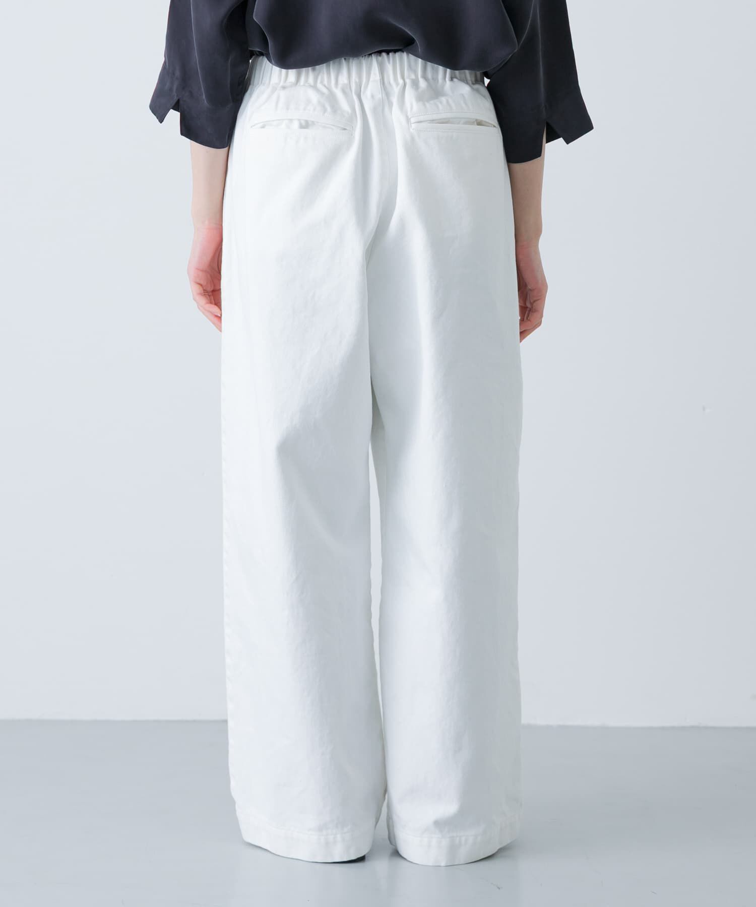 かぐれ「ホワイトデニムワイドパンツ」|その他|