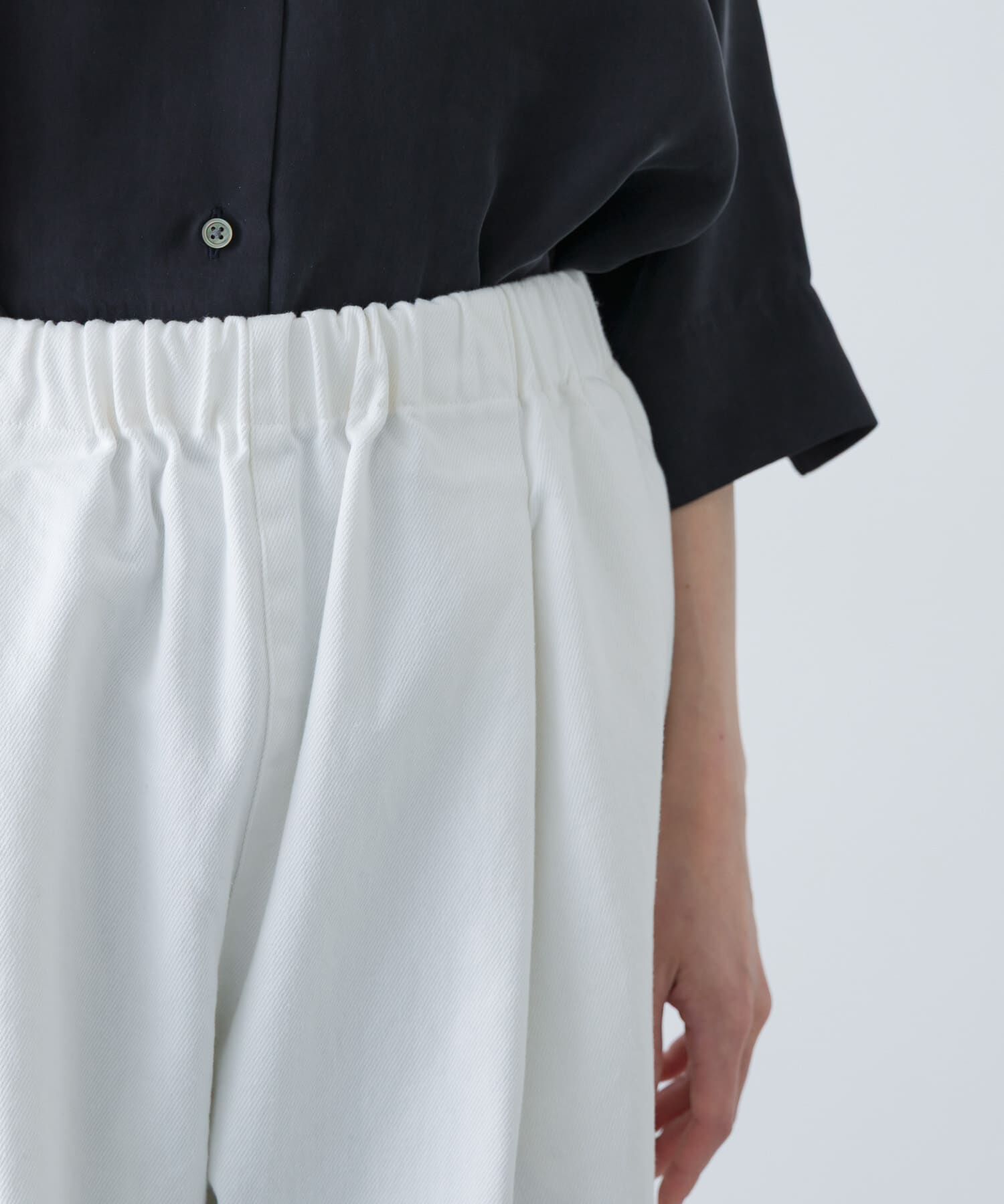 かぐれ「ホワイトデニムワイドパンツ」|その他|