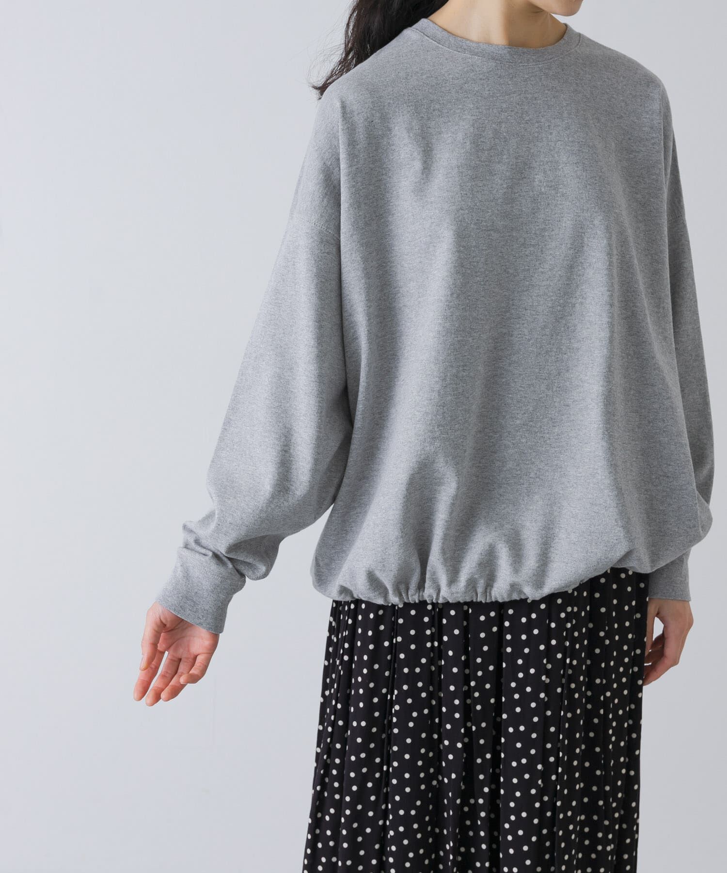 かぐれ「コットンドロストヘムカットソー」|Tシャツ・カットソー|