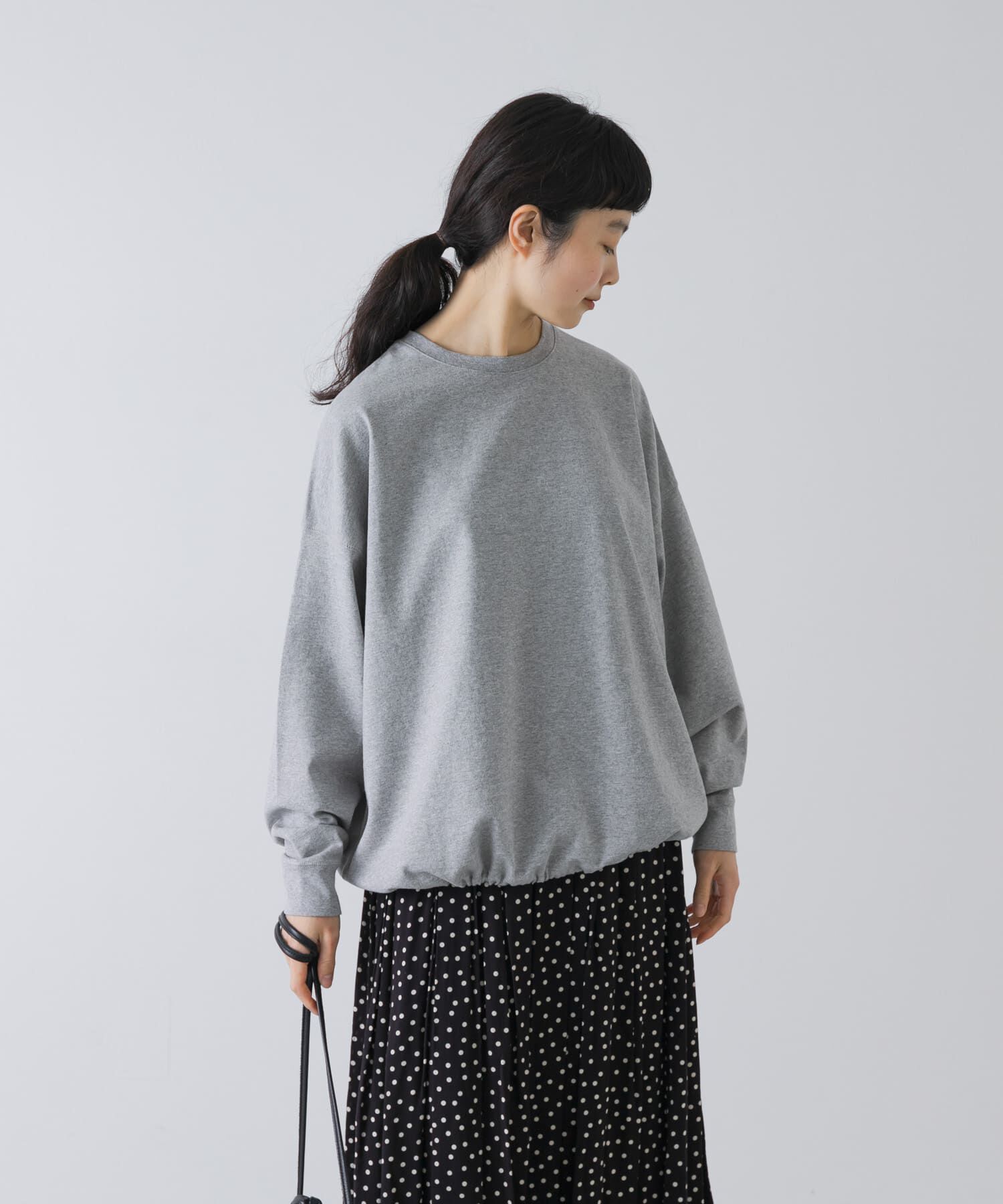 かぐれ「コットンドロストヘムカットソー」|Tシャツ・カットソー|