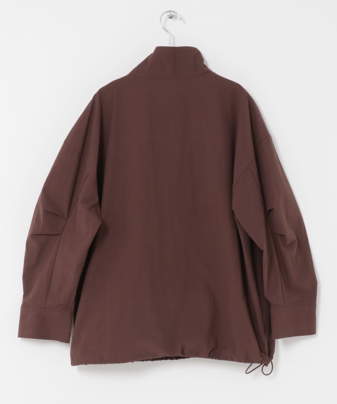  「スラントZIPアノラック」|ノーカラーコート|