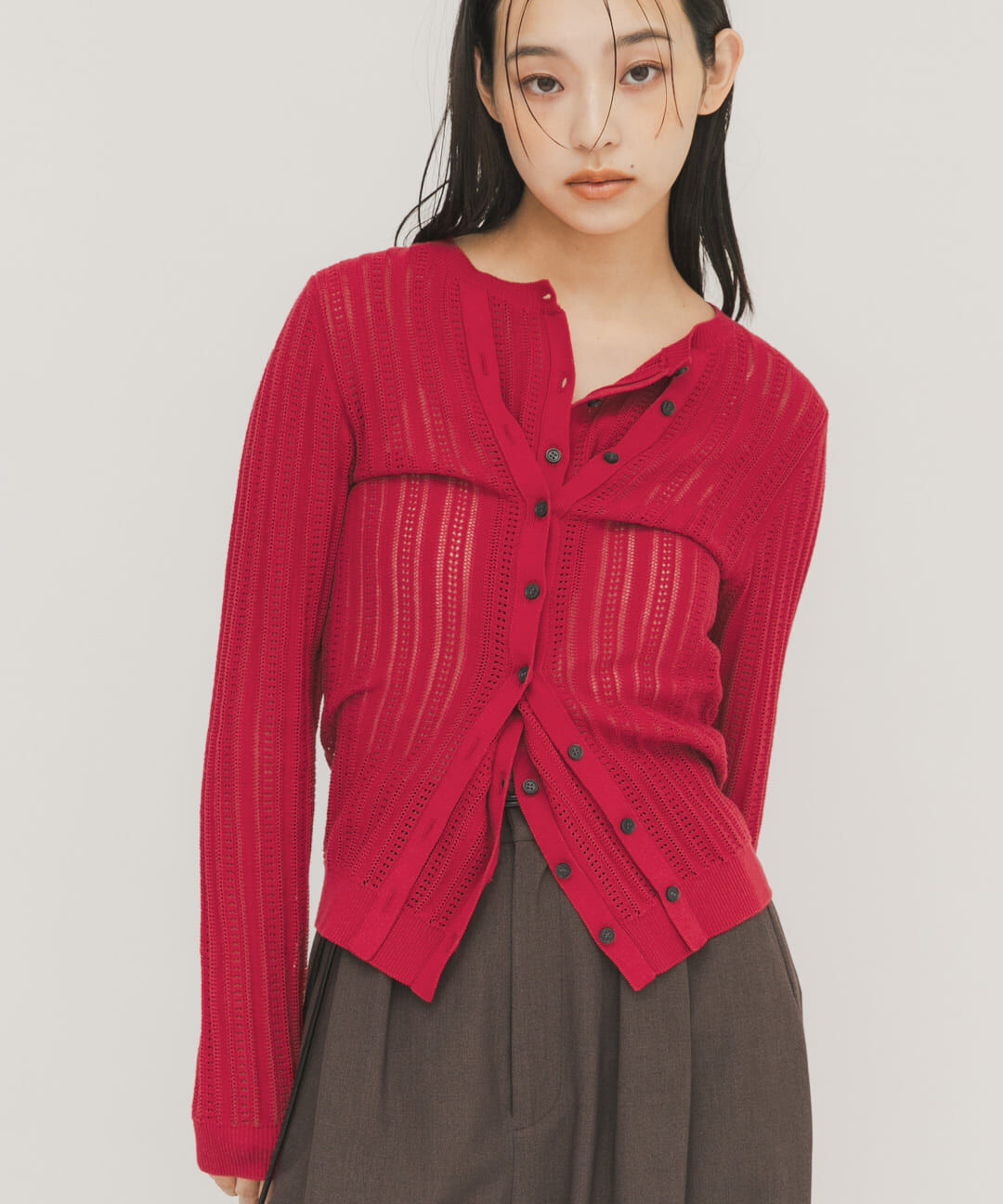  「ダブルフロントニット」|ニット・セーター|