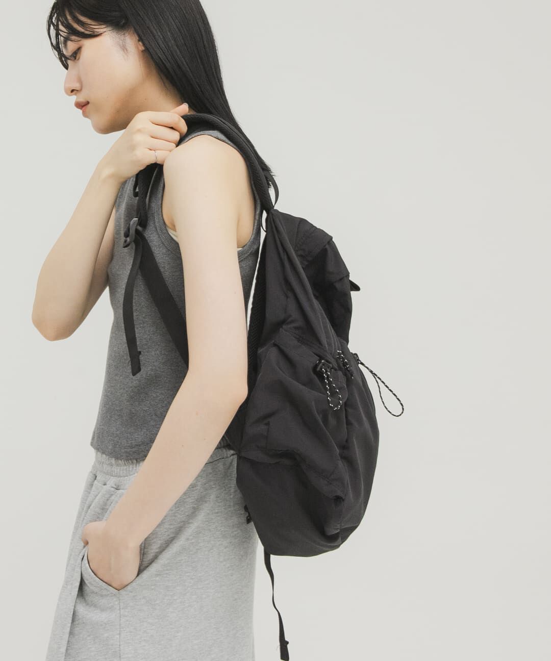  「アウトポケットナイロンバックパック」|その他|