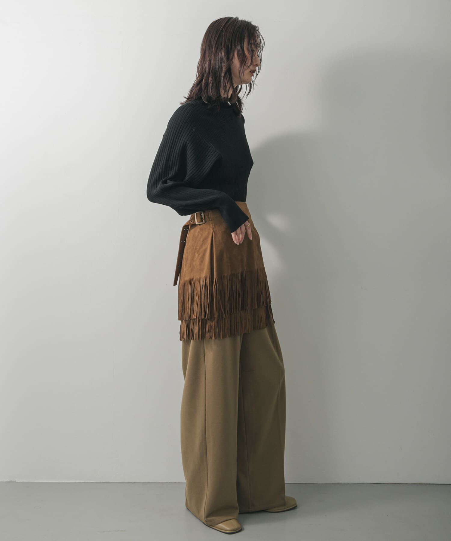 SENSE OF PLACE by URBAN RESEARCH「『毛玉防止』マトンスリーブセーター」|ニット・セーター|