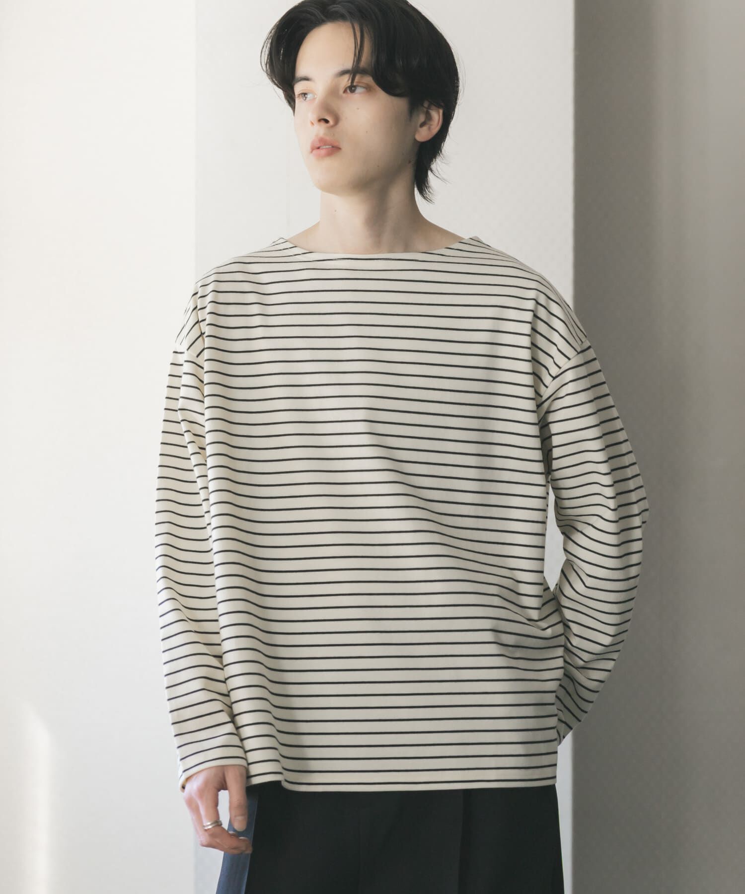 SENSE OF PLACE by URBAN RESEARCH「エクストラルーズバスクシャツ」|Tシャツ・カットソー|