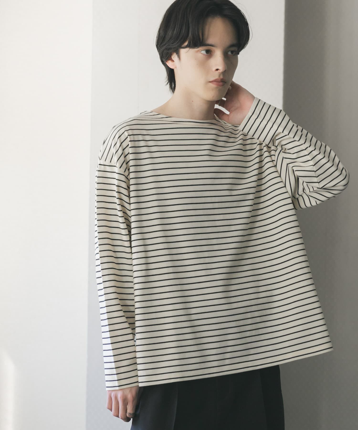 SENSE OF PLACE by URBAN RESEARCH「エクストラルーズバスクシャツ」|Tシャツ・カットソー|