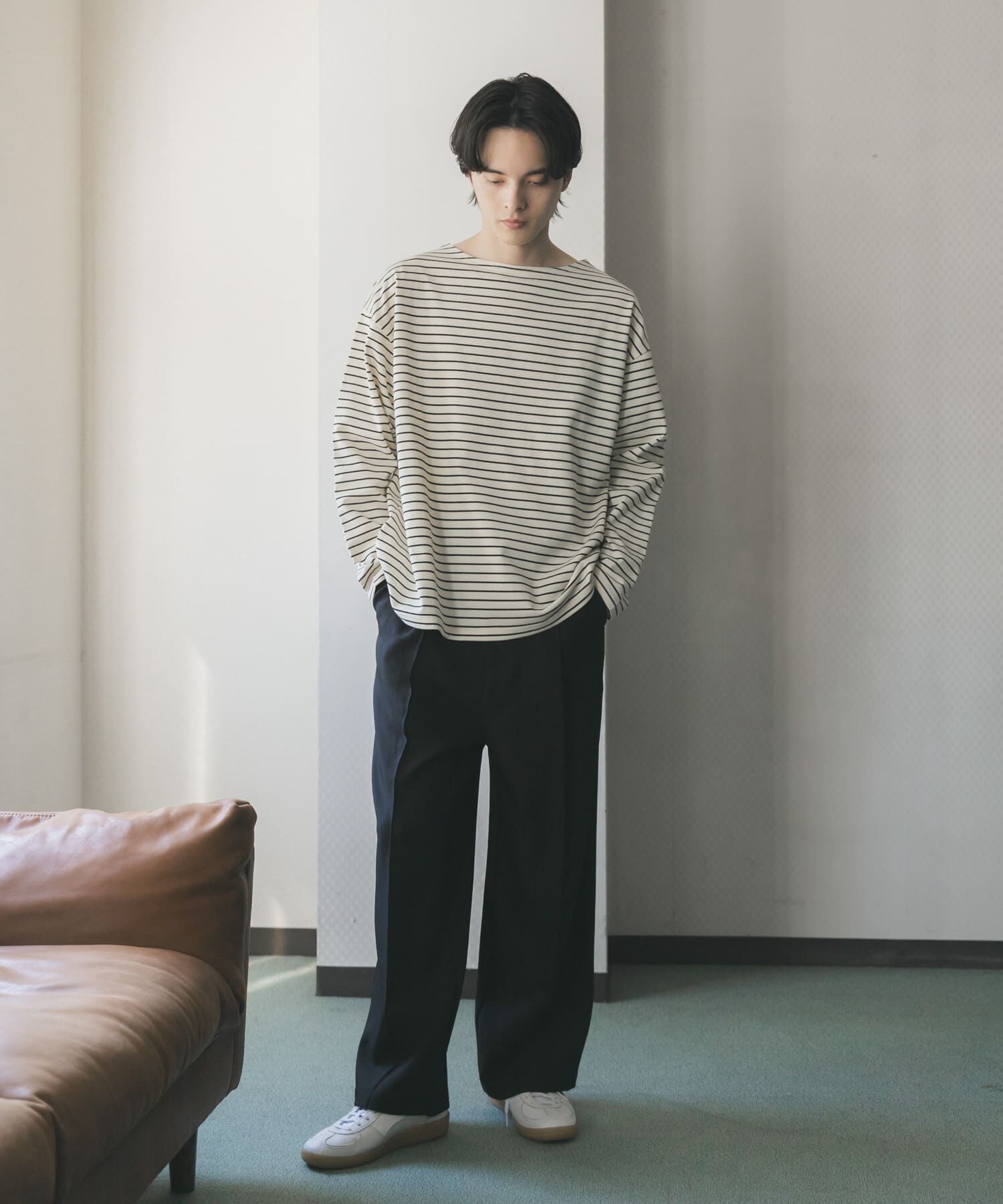 SENSE OF PLACE by URBAN RESEARCH「エクストラルーズバスクシャツ」|Tシャツ・カットソー|