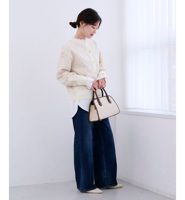  「コード刺しゅうレースカーデ」|カーディガン|