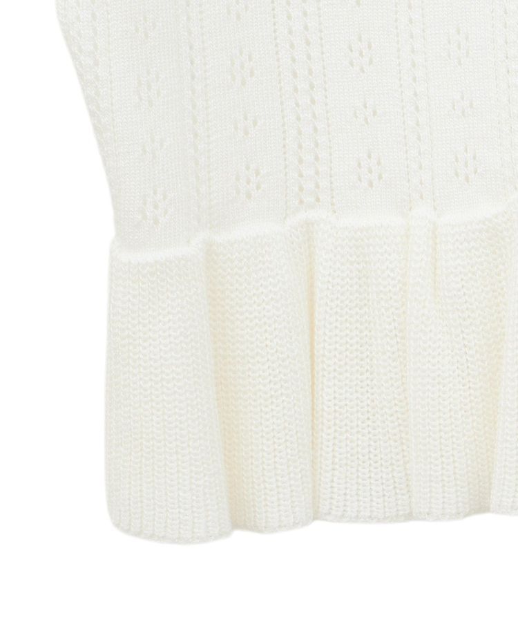 earth music&ecology「ナローリボンペプラムニットカーディガン」|カーディガン|