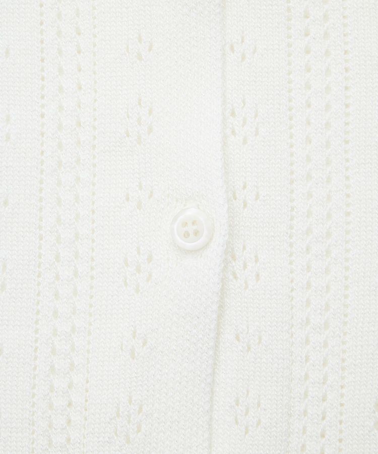 earth music&ecology「ナローリボンペプラムニットカーディガン」|カーディガン|