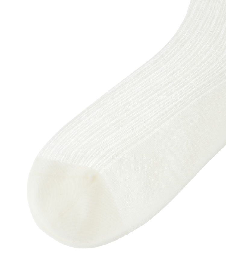 earth music&ecology「レースフリル透かしストライプハイソックス」|その他|