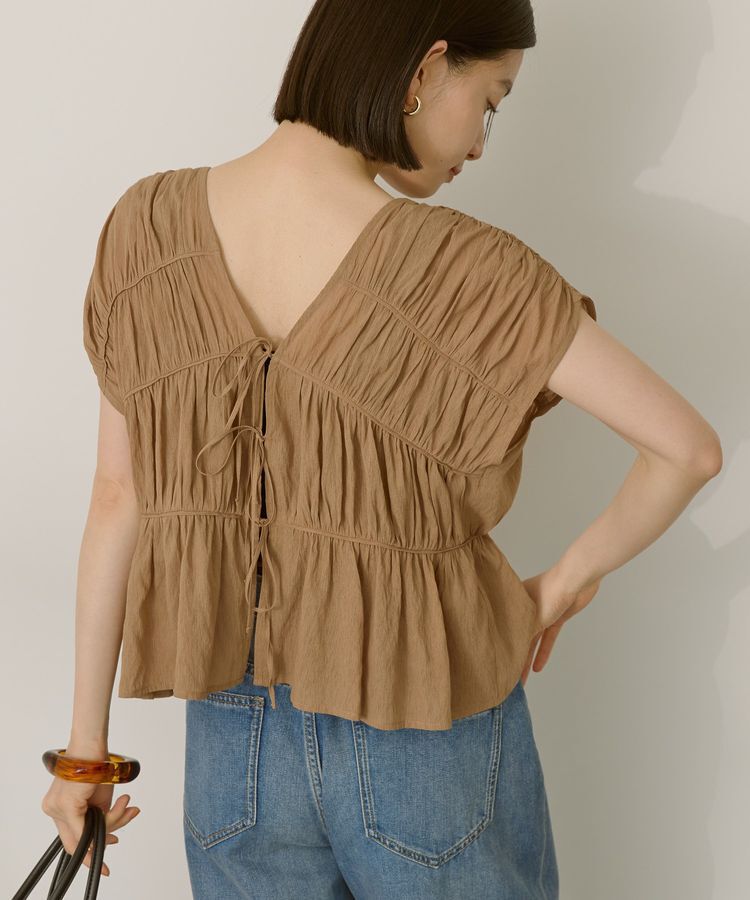 AMERICAN HOLIC「【前後2WAY】フロントリボンブラウス」|シャツ・ブラウス|