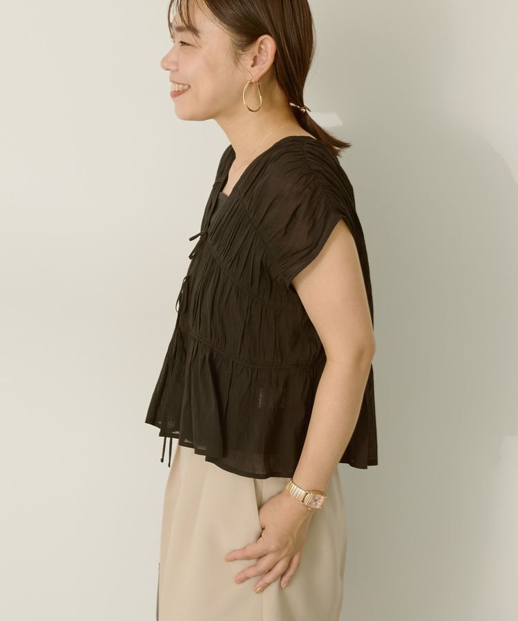 AMERICAN HOLIC「【前後2WAY】フロントリボンブラウス」|シャツ・ブラウス|