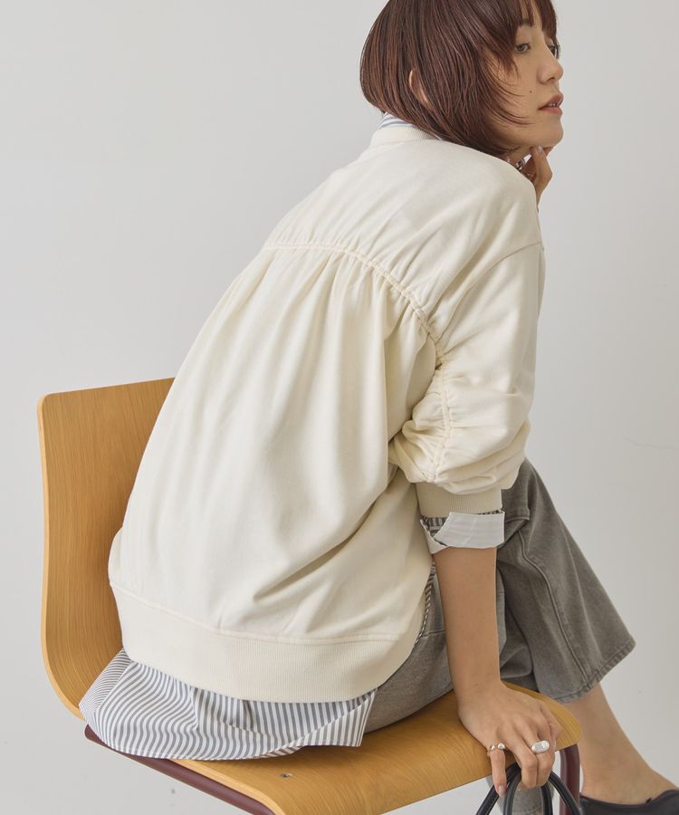 AMERICAN HOLIC「バックギャザー裏毛スウェット」|スウェット・ジャージ|