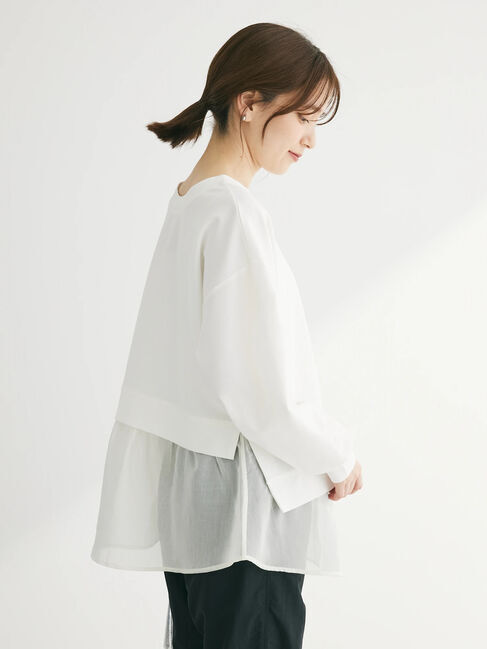 Green Parks「前後2wayシアードッキングチュニック」|チュニック|