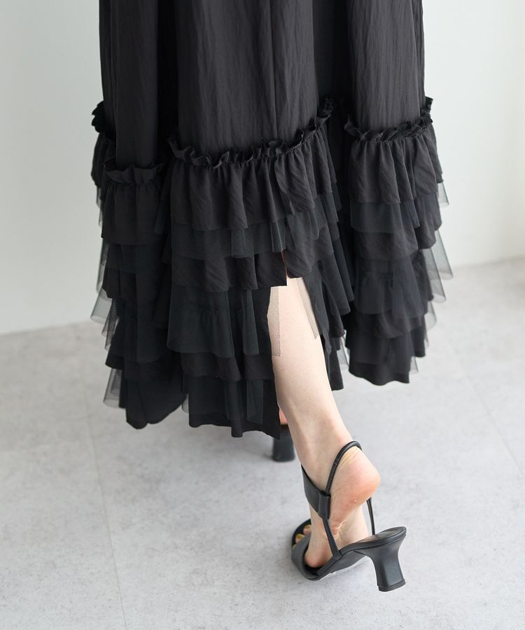 Editt by YECCA VECCA「ラッフルキャミワンピース」|ワンピース|