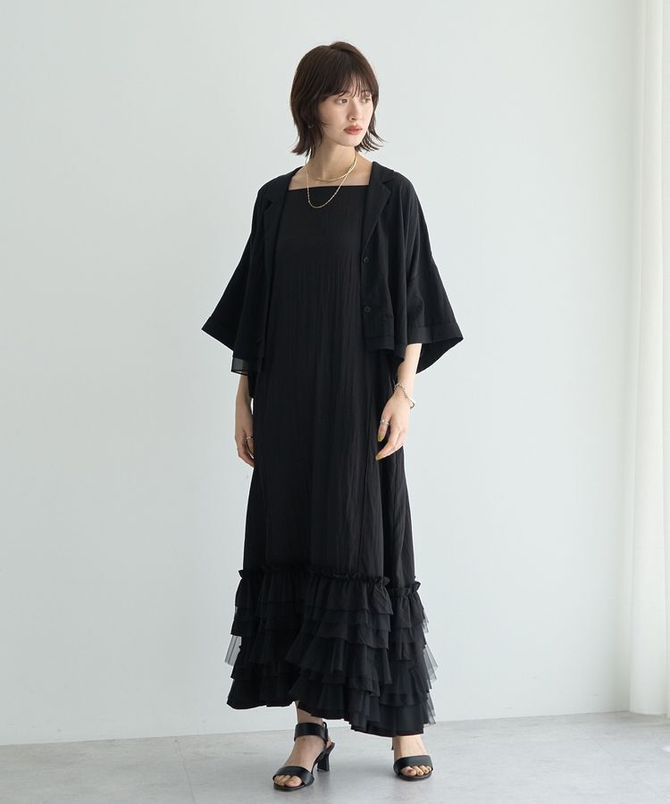 Editt by YECCA VECCA「ラッフルキャミワンピース」|ワンピース|