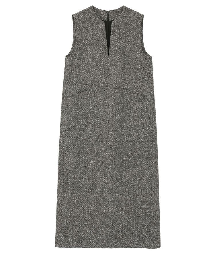 YECCA VECCA「キーネックジャンスカ」|ジャンパースカート|