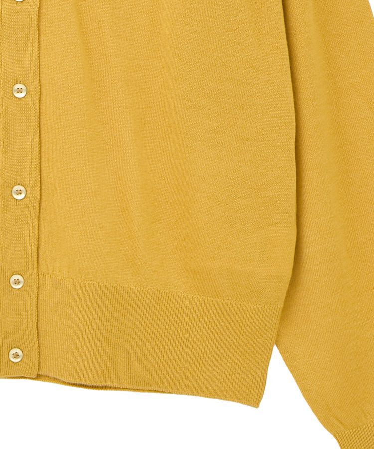 YECCA VECCA「金釦クルーネックカーディガン」|カーディガン|