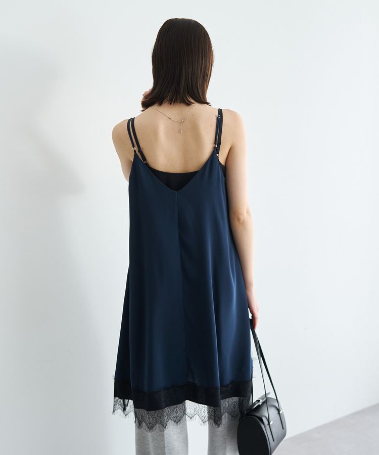 YECCA VECCA「レースサテンキャミチュニック」|チュニック|