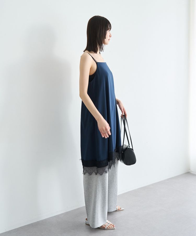 YECCA VECCA「レースサテンキャミチュニック」|チュニック|