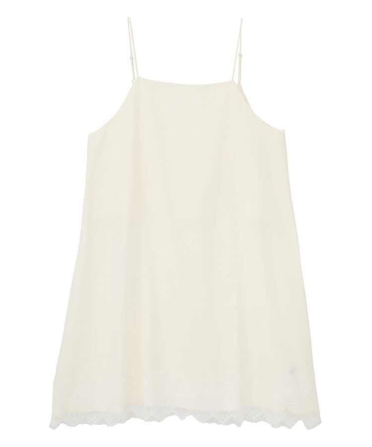 YECCA VECCA「レースサテンキャミチュニック」|チュニック|