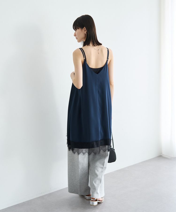 YECCA VECCA「レースサテンキャミチュニック」|チュニック|