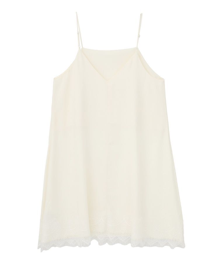 YECCA VECCA「レースサテンキャミチュニック」|チュニック|