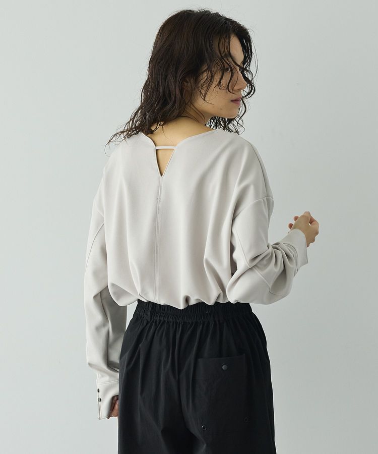 GARAGE OF GOOD CLOTHING「【日本製】ジョーゼットジャージ-2WayTブラウス」|シャツ・ブラウス|