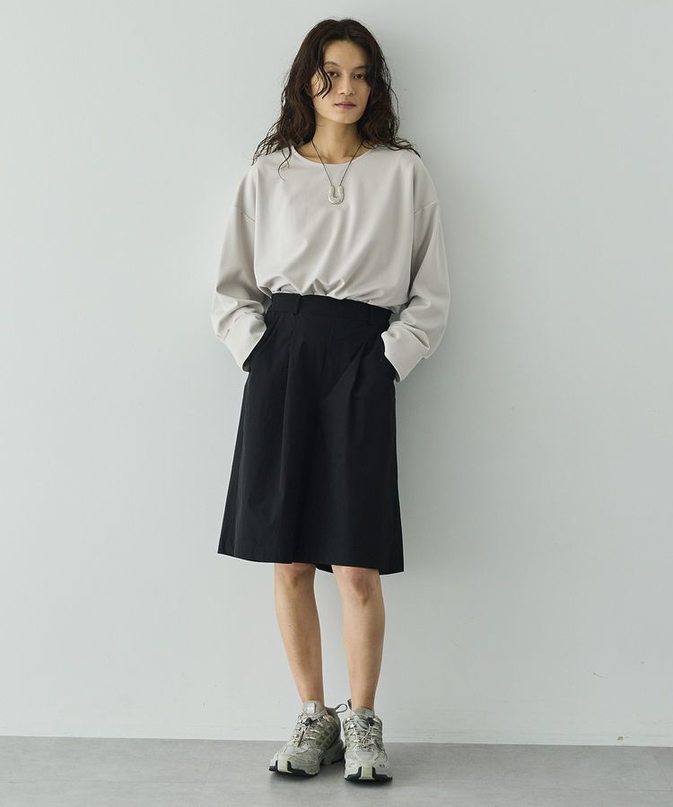 GARAGE OF GOOD CLOTHING「【日本製】ジョーゼットジャージ-2WayTブラウス」|シャツ・ブラウス|