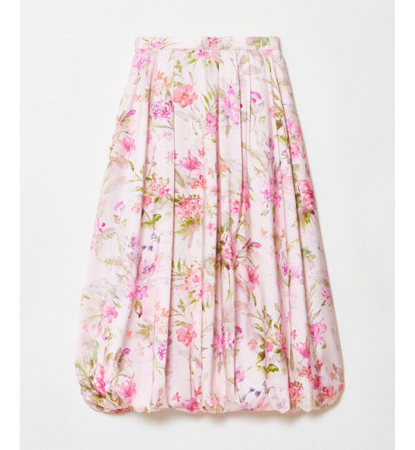 LOULOU WILLOUGHBY「【LOULOU WILLOUGHBY】RATTIソフトフラワプリントバルーンスカート」|スカート|