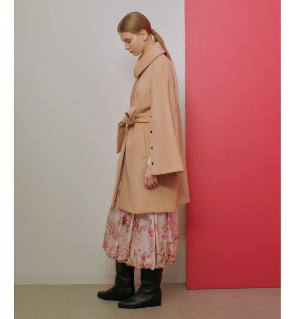 LOULOU WILLOUGHBY「【LOULOU WILLOUGHBY】シャルムビーバーステンカラーコート」|ダッフルコート|